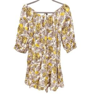Anthropologie Dress Women's Medium Daily Practice Mollie Tunic Floral Boho